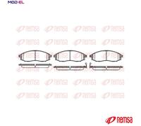 BRAKE PAD SET DISC BRAKE 0748.02 FOR DONGFENG NISSAN QD32T 3.2L4G64-S4M 2.4L
