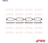 BRAKE PAD SET DISC BRAKE 0772.02 FOR FORD TRANSIT/Van/Bus/Platform/Chassis 2.4L