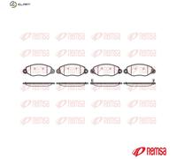 Brake pads Front Axle 0772.12 REMSA for FORD TRANSIT Bus TRANSIT Van