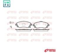 REMSA 0774.02 Brake pad set