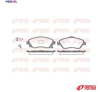 REMSA 0774.12 Brake pad set