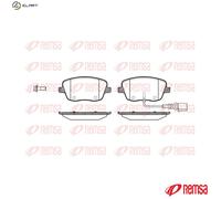 BRAKE PAD SET DISC BRAKE 0775.01 FOR VW ATD 1.9L BAH/CCRA 1.6L 4cyl POLO CLASSIC