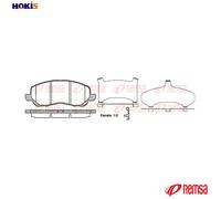REMSA 0804.31 Brake pad set