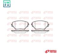 REMSA 0813.00 Brake pad set