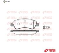 REMSA 0840.10 Brake pad set