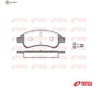 REMSA 0840.30 Brake pad set