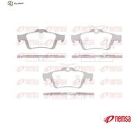 BRAKE PAD SET DISC BRAKE 0842.12 FOR FORD YVDA 2.3L 4cyl FOCUS III