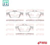 BRAKE PAD SET DISC BRAKE 0842.12 FOR FORD YVDA 2.3L 4cyl FOCUS III