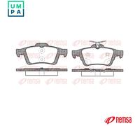Brake pads Rear Axle 0842.70 REMSA for FORD SAAB VOLVO OPEL MAZDA JAGUAR RENAULT