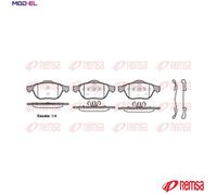 REMSA 0843.20 Brake pad set