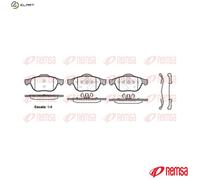 REMSA 0843.20 Brake pad set