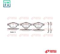 REMSA 0843.20 Brake pad set