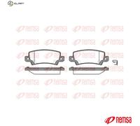 REMSA 0874.02 Brake pad set