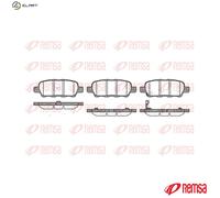 REMSA 0876.01 Brake pad set