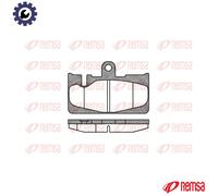 REMSA REAR DISC BRAKE BRAKE PAD SET 088900 FOR LEXUS
