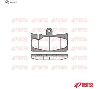 REMSA REAR DISC BRAKE BRAKE PAD SET 088900 FOR LEXUS