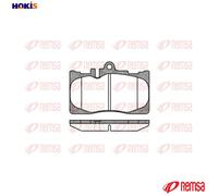 REMSA 0890.00 Brake pad set