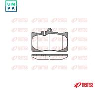 REMSA 0890.00 Brake pad set
