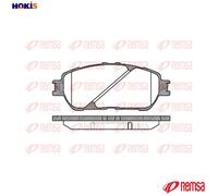 REMSA 0898.00 Brake pad set