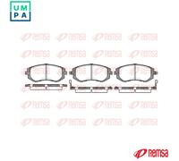 REMSA 0951.02 Brake pad set
