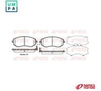 REMSA 0951.04 Brake pad set