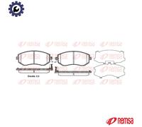 REMSA 0951.04 Brake pad set