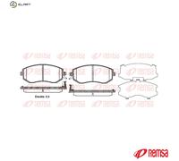 REMSA 0951.04 Brake pad set