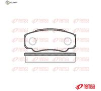REMSA 0961.00 Brake pad set