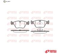 Brake pads Front Axle 0963.00 REMSA for BMW MG