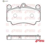 REMSA 0981.00 Brake pad set