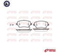 Brake pads Front Axle 0987.11 REMSA for NISSAN OPEL