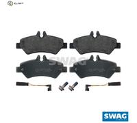SWAG 10 91 6708 Brake pad set
