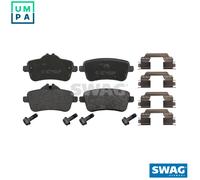SWAG 10 91 6990 Brake pad set