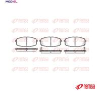 REMSA 1038.02 Brake pad set