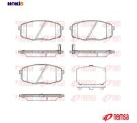 REMSA 1038.12 Brake pad set