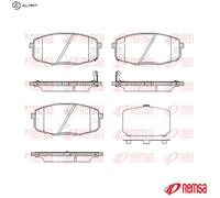 REMSA 1038.12 Brake pad set
