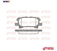 REMSA 1040.00 Brake pad set