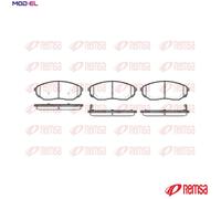 REMSA 1041.02 Brake pad set