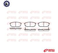 BRAKE PAD SET DISC BRAKE 1042.02 FOR KIA D4CB 2.5L G4JS 2.4L 4cyl SORENTO I 3.8L