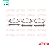 REMSA 1046.02 Brake pad set