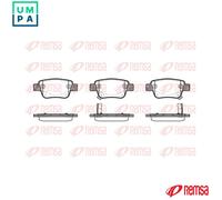Remsa Brake Pads 1047.02, Rear Axle Disc Brake for Toyota Avensis Estate/Saloon