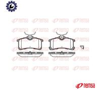 REMSA 1050.02 Brake pad set