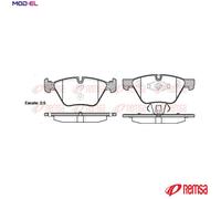 BRAKE PAD SET DISC BRAKE 1052.10 FOR BMW 3/E90/Convertible N43B20A N46B20 2.0L