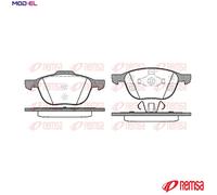 REMSA FRONT DISC BRAKE BRAKE PAD SET 108230 FOR FORD