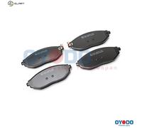 BRAKE PAD SET DISC BRAKE 10H0019-OYO FOR CHEVROLET LMT/B10D1 1.0L LMU 1.2L 4cyl
