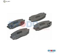 BRAKE PAD SET DISC BRAKE 10H0317-OYO FOR HYUNDAI KIA D3FA 1.1L G3LA 1.0L 3cyl