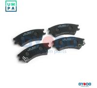 BRAKE PAD SET DISC BRAKE 10H0502-OYO FOR HYUNDAI G4HC 1.0L 4cyl ATOS