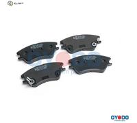 BRAKE PAD SET DISC BRAKE 10H0516-OYO FOR HYUNDAI G4HC 1.0L G4HD/G4HG 1.1L 4cyl
