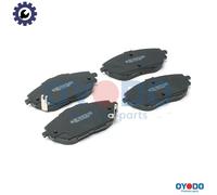 BRAKE PAD SET DISC BRAKE 10H2105-OYO FOR TOYOTA M20A-FXS/3ZR-FAE 2.0L 4cyl C-HR