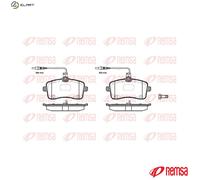REMSA 1102.04 Brake pad set